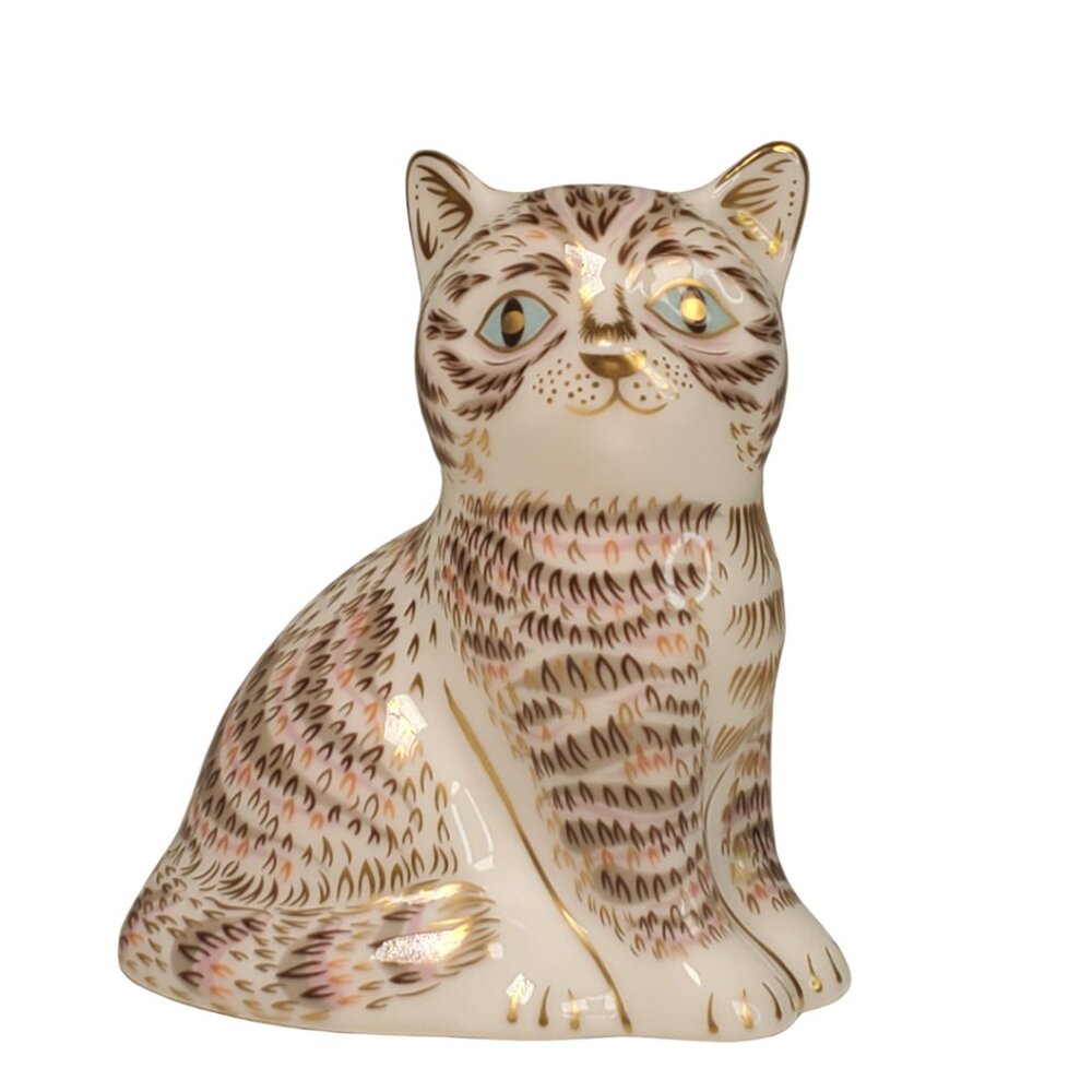 Royal Crown Derby Thomas Cat  Ltd. Ed. of 1500  Small 3”